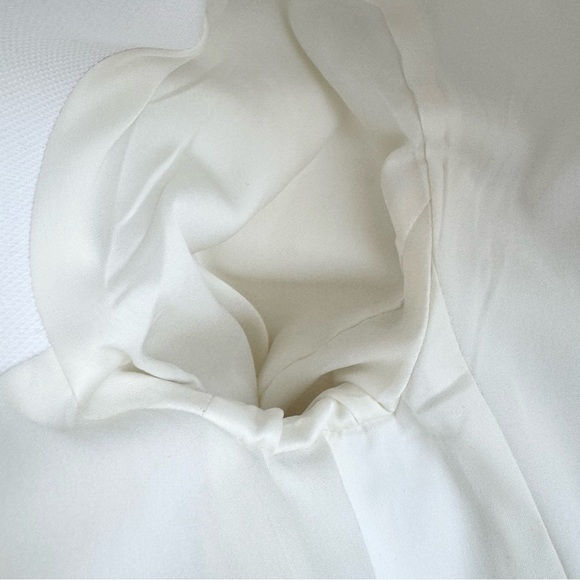 Theory White Cotton Blazer 2 - Picture 7 of 11